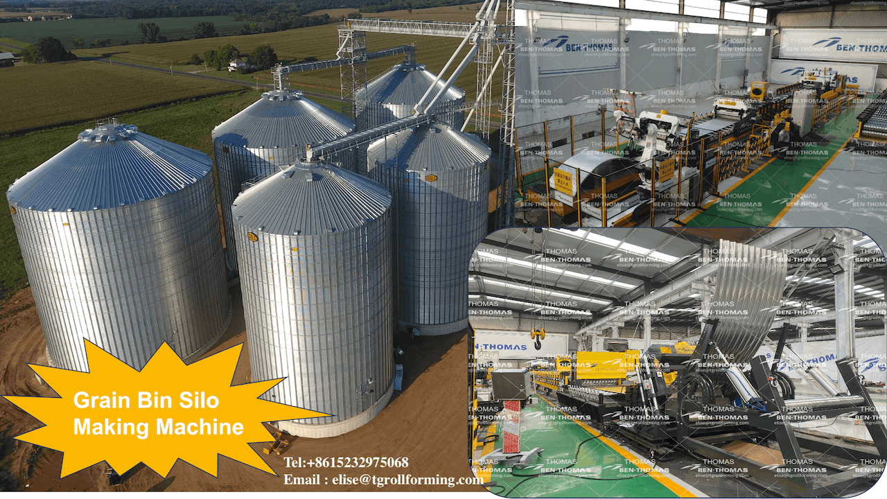 (Corrugated Sheet Machine):

Grain Steel Silo Body Sheet Machine