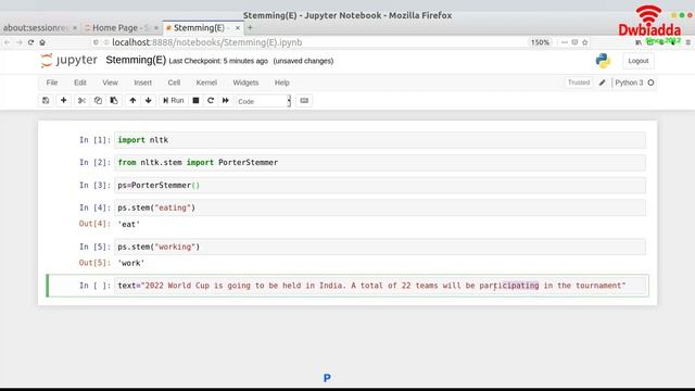 Basics of stemming in NLTK with example | NLP tutorial смотреть онлайн