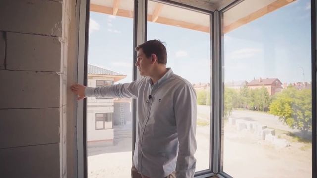 Панорамное остекление в Тюмени "Коттеджи Близнецы" смотреть онлайн