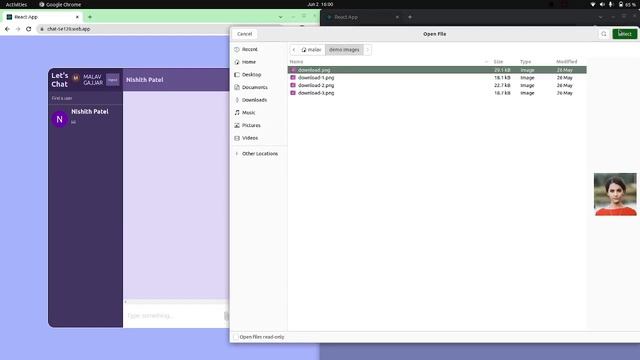 Real Time Chat Application Using React JS and Firebase смотреть онлайн