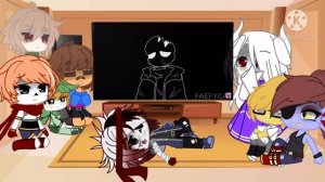 Undertale React to Horrortale (Gacha club)