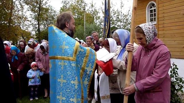 Волот.21.09.2011.На праздничной службе. смотреть онлайн
