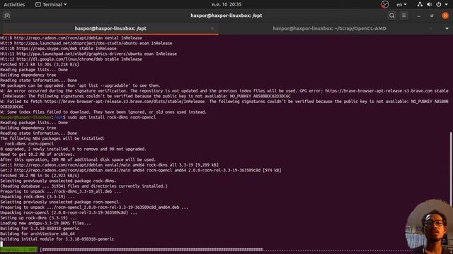 How to install OpenCL 2.x via ROCm 3.3 on Ubuntu 19.10 + Mesa Driver for AMD GPU смотреть онлайн