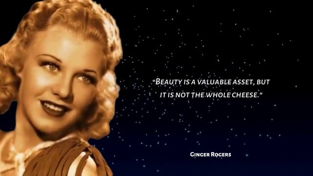 Prime Excerpt From Ginger Rogers | American actress | She won an Academy Award for Best Actress смотреть онлайн