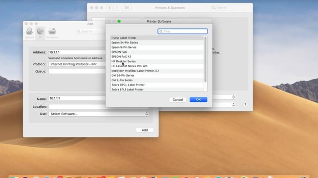 How to install network printer in Macos Mojave смотреть онлайн