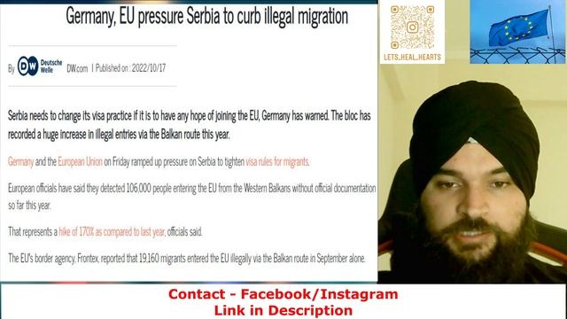 Germany/EU - Serbia Border Crossing issue | Right time To come to Portugal ?| Big Problem For Peopl смотреть онлайн