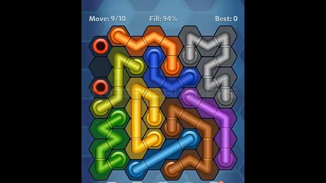 Pipe Lines Hexa Size 8 Mania Level 111-120 Solution смотреть онлайн