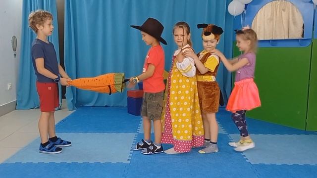 Сказка "Репка",показана ребятами летней смены смотреть онлайн