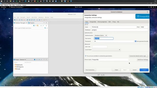 Установка DBeaver CE на Fedora 33 смотреть онлайн