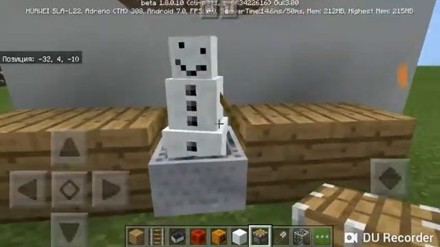 Как сделать снеговик на стекле в майнкрафт пе без модов или коммандных блоков смотреть онлайн