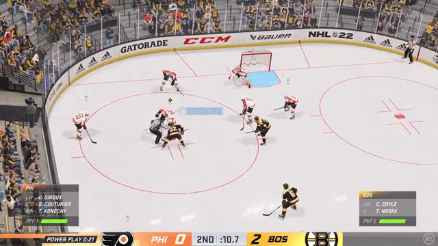 NHL 22 PS4. 2021-2022 REGULAR SEASON 01.13.2022: Philadelphia FLYERS VS Boston BRUINS ! смотреть онлайн