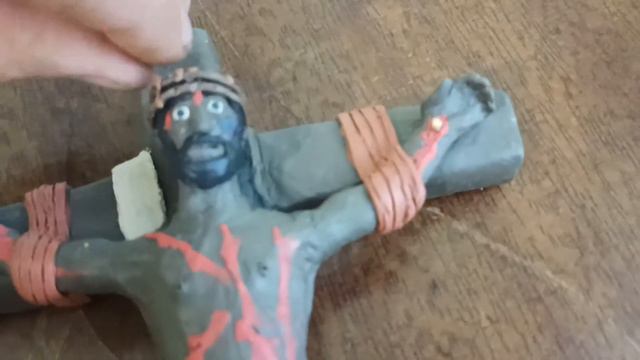 Plasticine Crucifix