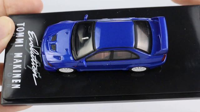 Hobby Japan 1/64 MITSUBISHI LANCER GSR EVOLUTION 6 CARNA BLUE diecast car modeldiecast car model смотреть онлайн