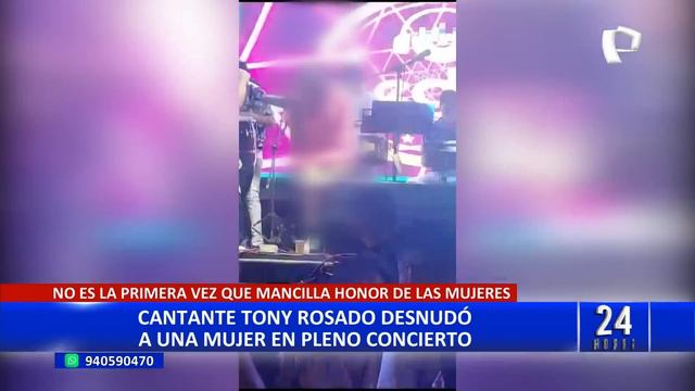 Tony Rosado Desnuda En El Escenario A Mujer Por Una Caja De Cerveza