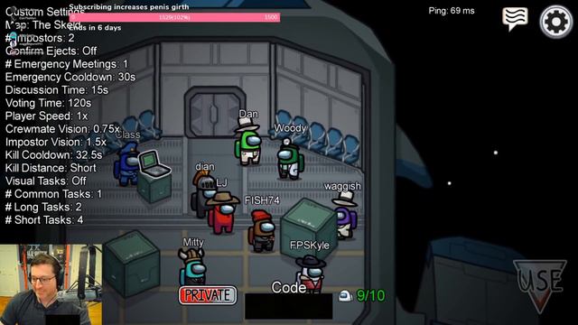 Senate Majority Leader Kyle - PKA Plays Among Us смотреть онлайн