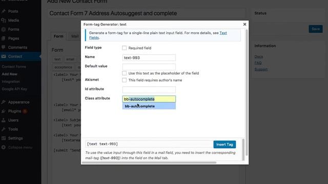 Contact Form 7 Address Autocomplete with Google Places API смотреть онлайн