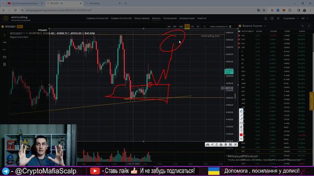 БИТКОИН , СМОТРИ ИМЕЕНО ЗА ЭТИМ | РАЗБОР РЫНКА КРИПТОВАЛЮ | SCALPING @CryptoMafiaScalp смотреть онлайн
