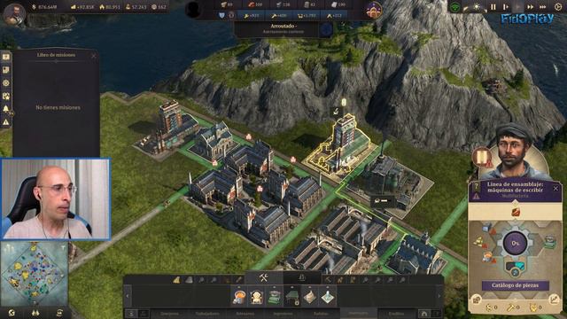 ANNO 1800 La Alta Sociedad #116 - Boicot a la campaña comercial (Gameplay Español) - [FidoPlay] смотреть онлайн