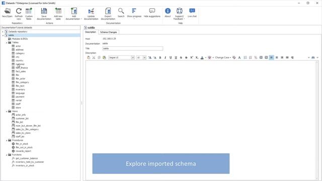 Import MariaDB database schema - Dataedo tutorial смотреть онлайн