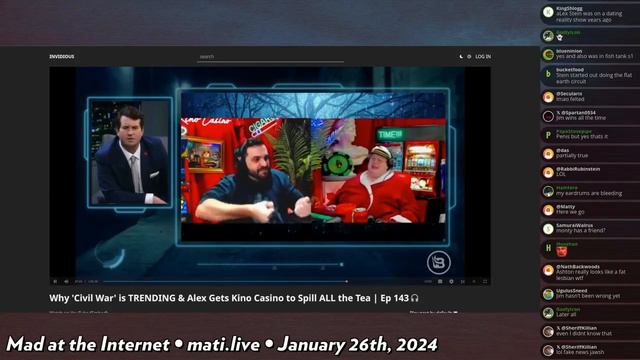 Kino Casino joins Alex Stein - Mad at the Internet смотреть онлайн
