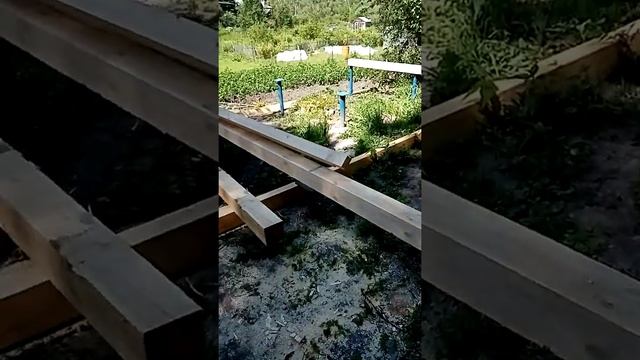Винтовые сваи - обвязка из бруса смотреть онлайн