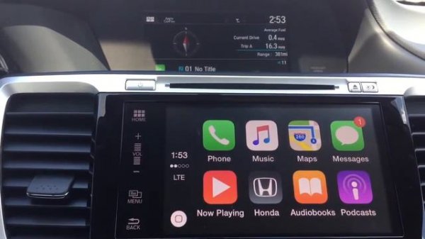 Apple Car Play in the 2016 Honda Accord