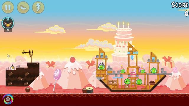 Angry Birds "Birdday Party & Birdday 5" (Part 1) 3 Stars (315 Total) Full Walkthough (2x Speed) смотреть онлайн