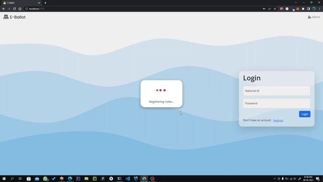 E Voting 2.0 | E Voting using Blockchain | React, Node смотреть онлайн