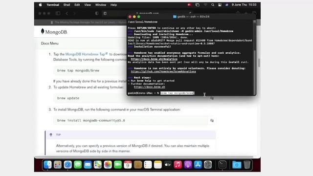 mac osda mongodb kurulum смотреть онлайн