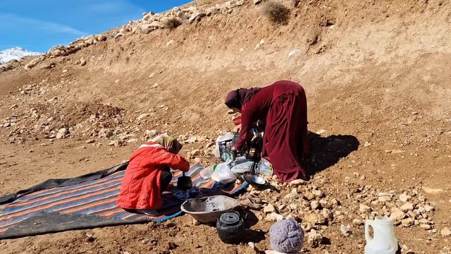 The Old Man's Attempt To Throw Out The Nomadic Woman And Her Daughters