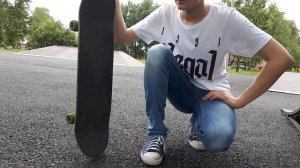 Как сделать олли? | Обучение трюку "олли"  | Как прыгать на скейте?