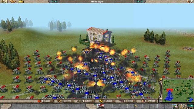 EMPIRE EARTH: 250 ATOMIC BOMBERS VS 100 ANTI-AIRCRAFT MISSILE TOWERS смотреть онлайн