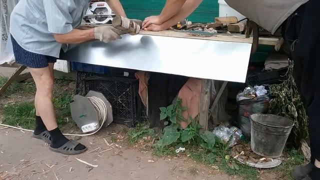 Как согнуть стальной лист, оцинковку без листогиба