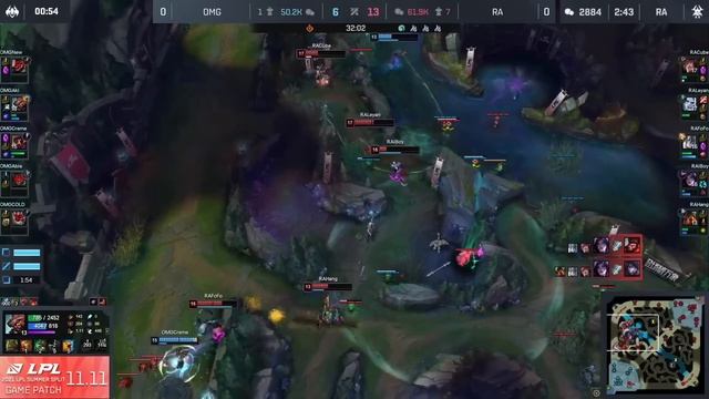 OMG vs RA Highlights ALL GAMES LPL Summer Season 2021 W1D2 Oh My God vs Rare Atom by Onivia смотреть онлайн