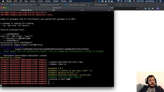 Introduction to Skaffold with docker and nodejs using deployments of k8s: Hands on with JotaonCode смотреть онлайн