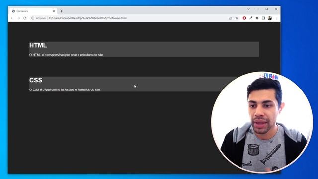Container, blocos e a tag Div - Curso de #CSS aula#04 смотреть онлайн