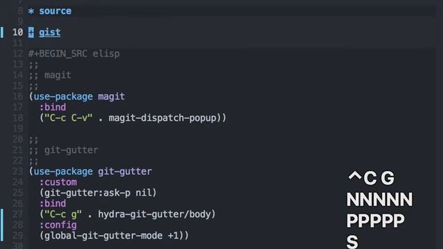 [Emacs] git-gutter + hydra смотреть онлайн