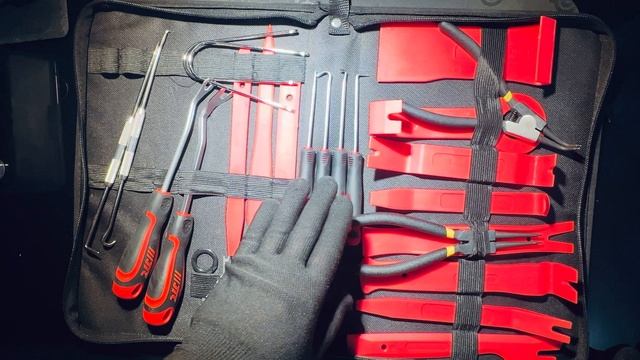 Инструмент для снятия обшивки автомобиля, набор, специнструмент для авто, съемники для клипс.