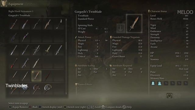 Elden Ring - All Legendary Weapons Showcase смотреть онлайн