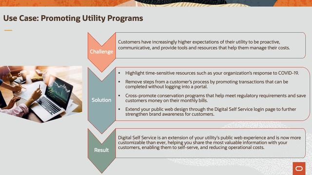 Oracle Utilities 21A Digital Self Service Promoting Utility Programs смотреть онлайн