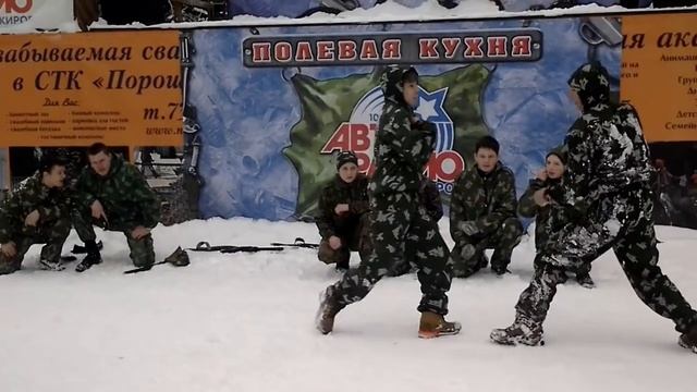 23 февраля !!! Танец видео поздравление!!! Киров. Порошино. смотреть онлайн