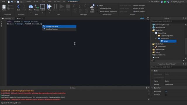 How to make Openable Update Log gui (roblox) смотреть онлайн
