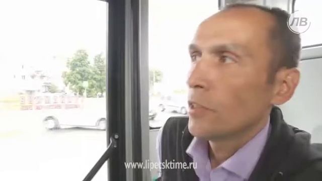 На улицы Липецка выехал первый электробус... смотреть онлайн