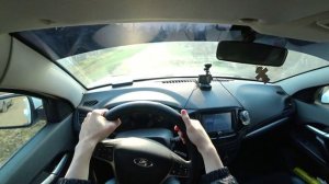 ЕДУ НА LADA VESTA ПО ДЕРЕВЕНСКИМ ДОРОГАМ!
