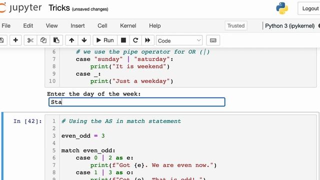 Python Match - case statement || python 3.10 and above смотреть онлайн