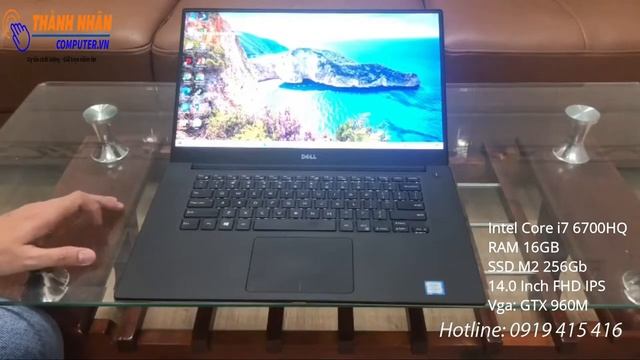 Review Laptop Dell XPS 9550 Core i7 6700HQ Ram 8GB SSD 256GB Vga GTX 960M 15.6 inch FHD IPS Like Ne смотреть онлайн