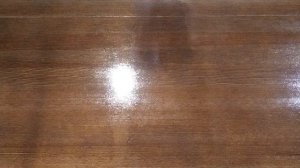 ПОКРАСКА ДЕРЕВА КРАСКОПУЛЬТОМ. нанесение морилки.