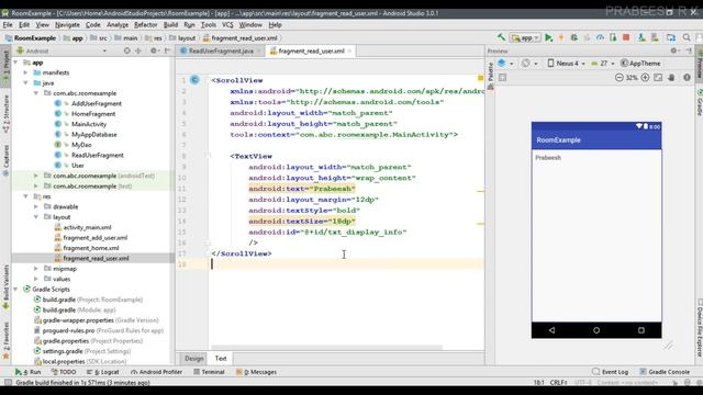 Android tutorial (2018) - 26 - Room Database- Read Information from Database смотреть онлайн