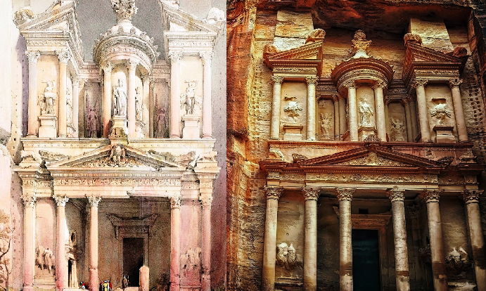 Петра это загадка, сотканная из песков времени. смотреть онлайн