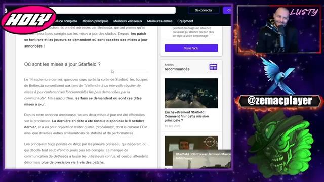 Ou sont les mises à jour promises par Bethesda pour Starfield ?? смотреть онлайн